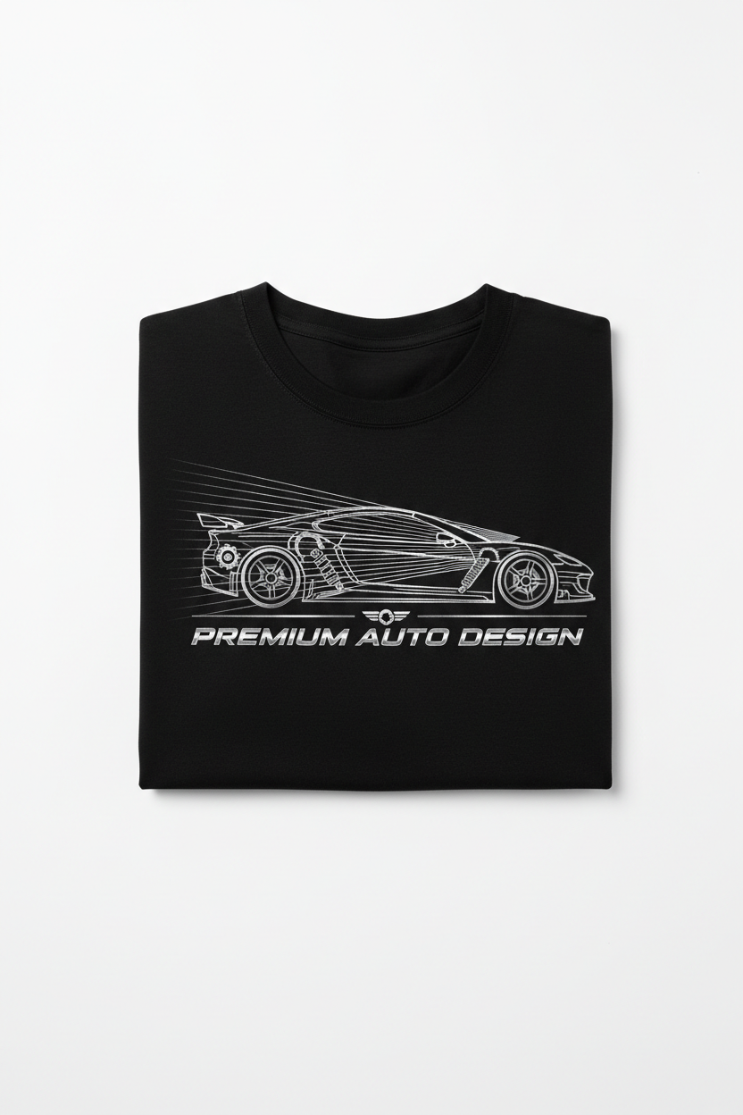 premiure auto design t-shirt